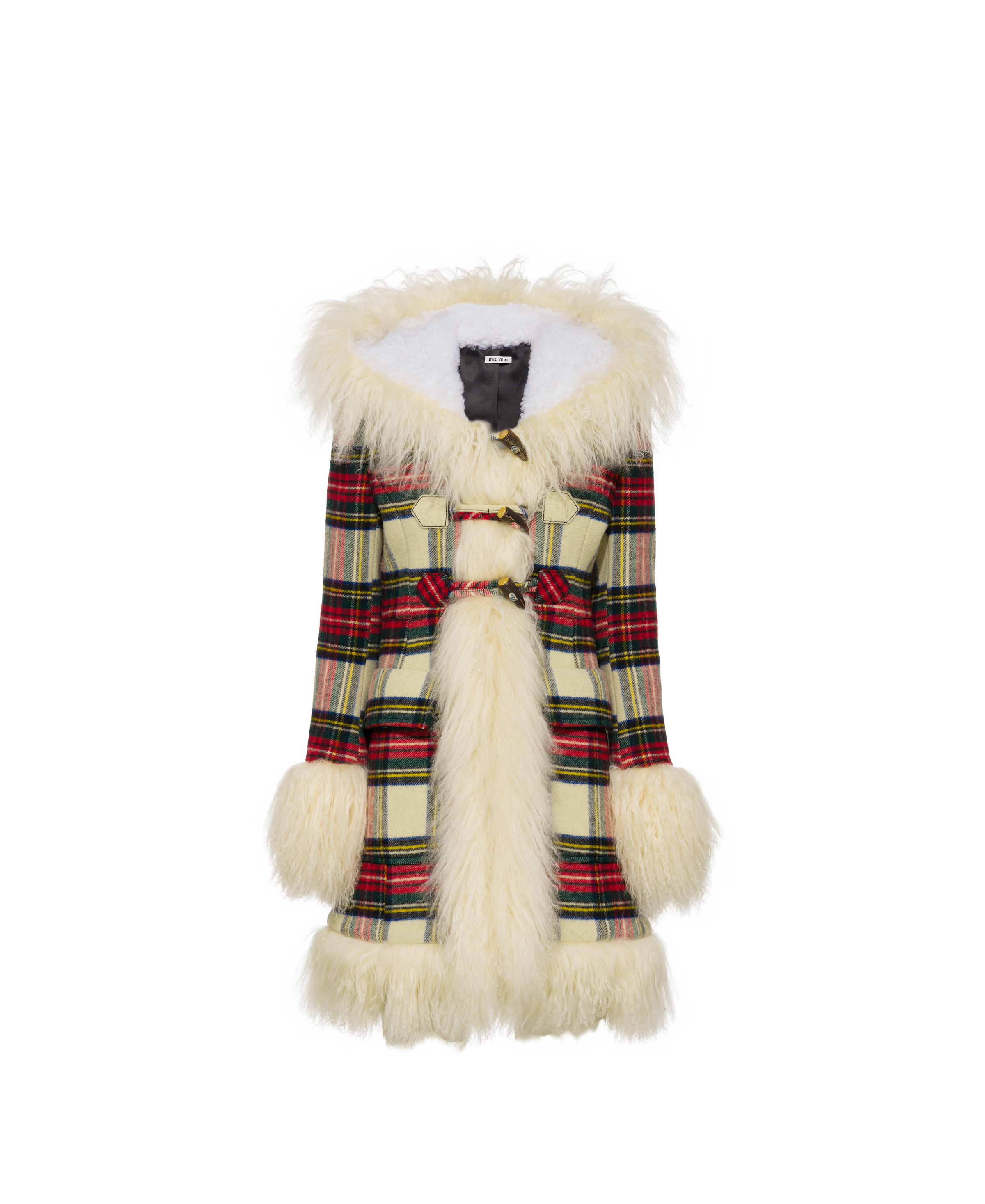 plaid parka