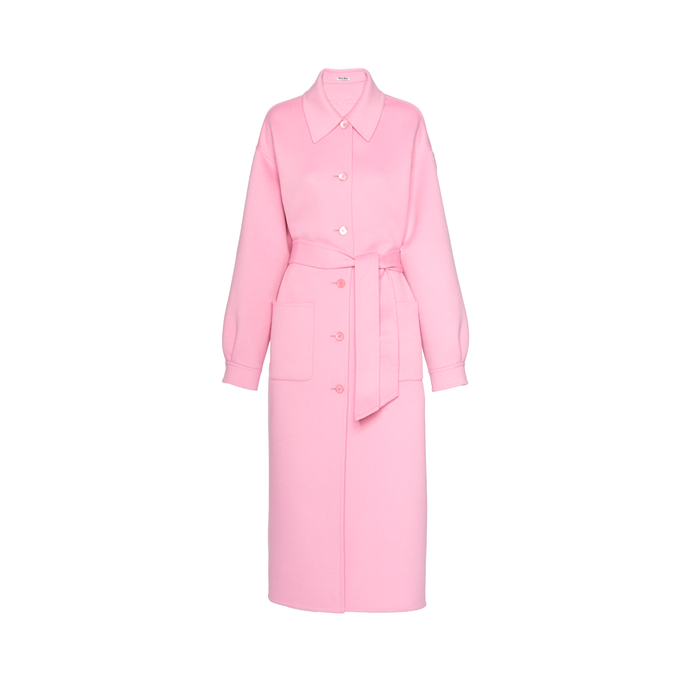 Miu miu pink coat sales