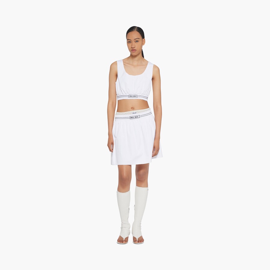 MIUMIU 26S SHORT SLEEVE KNIT TOP 1008 main image 1