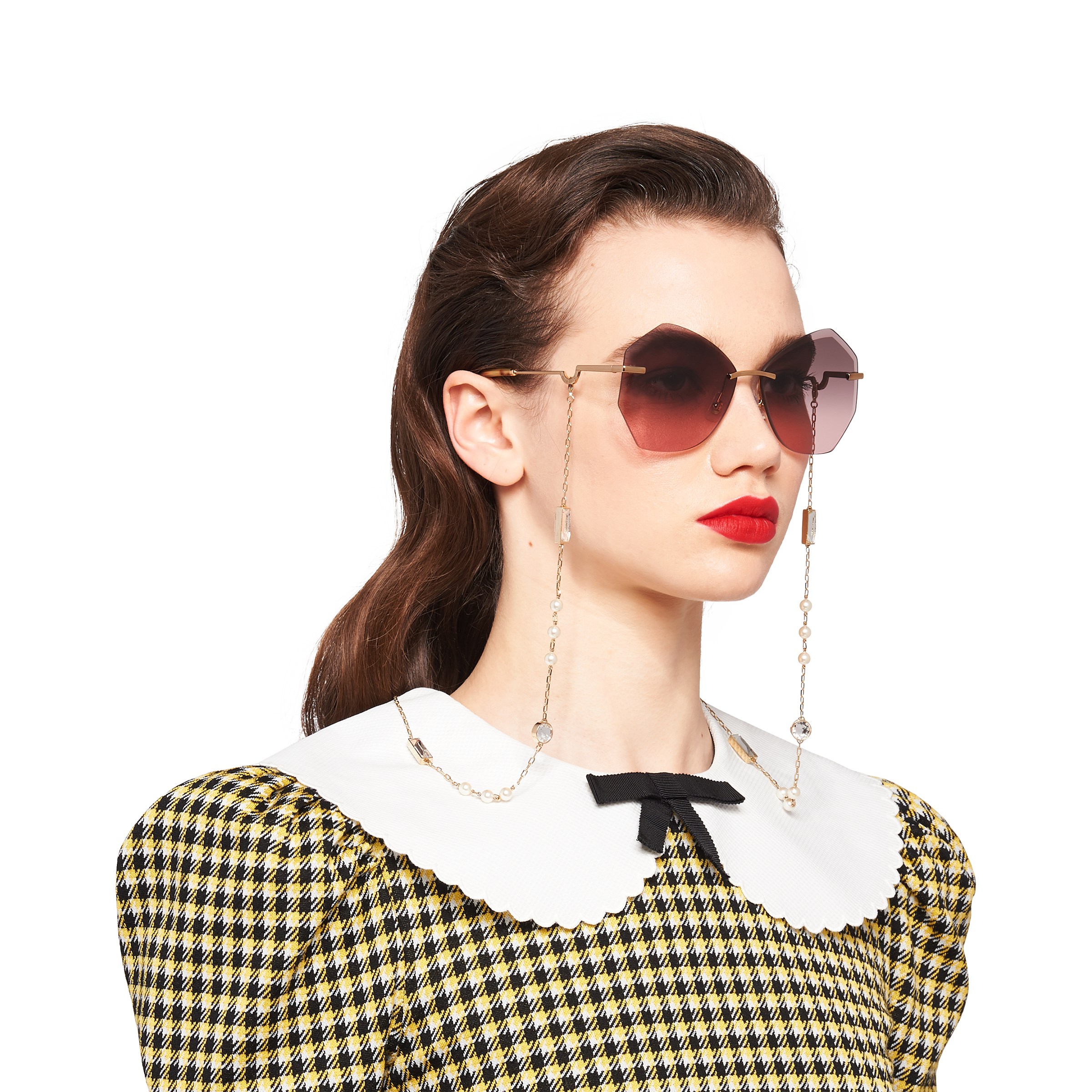 white vintage sunglasses