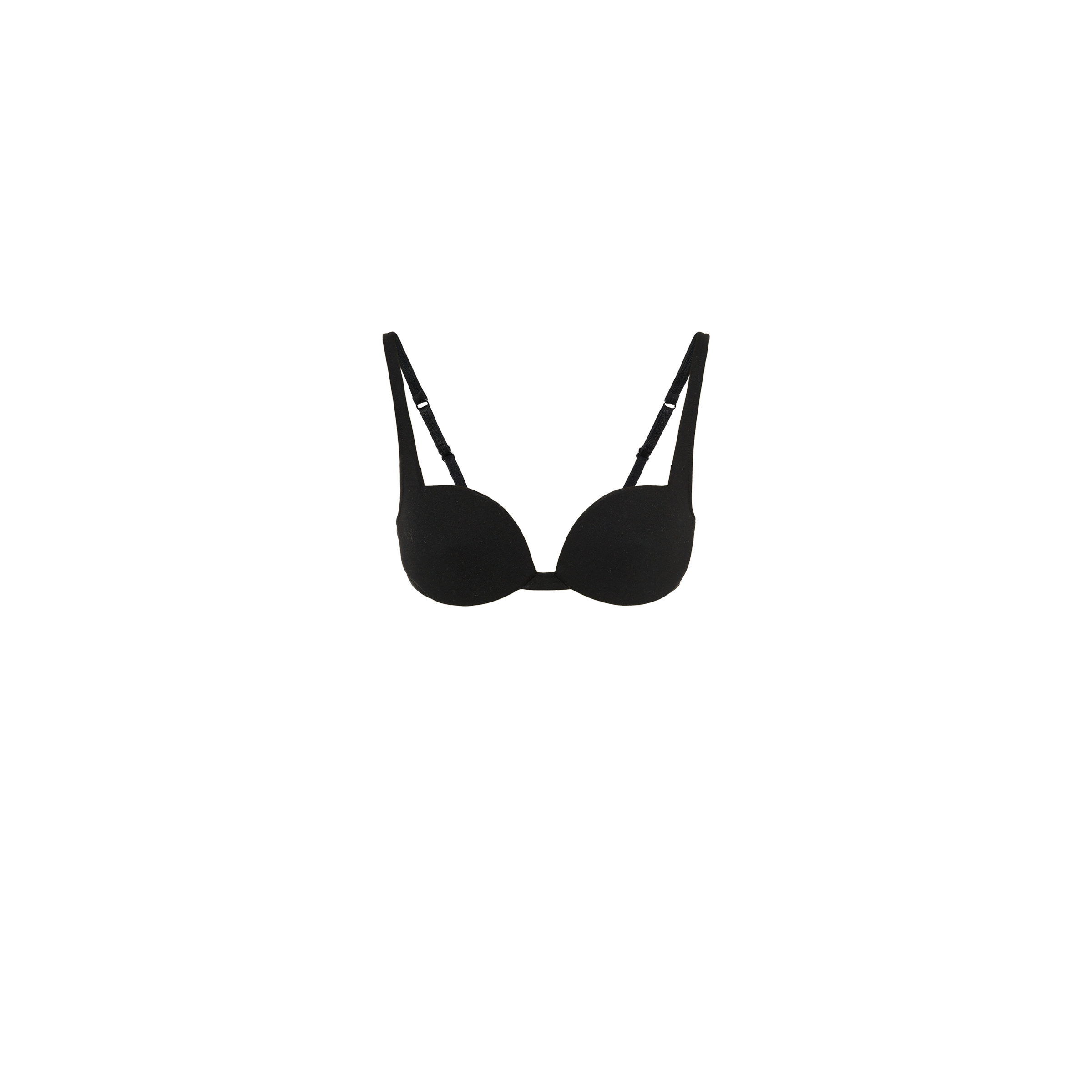 Jersey bra with logo