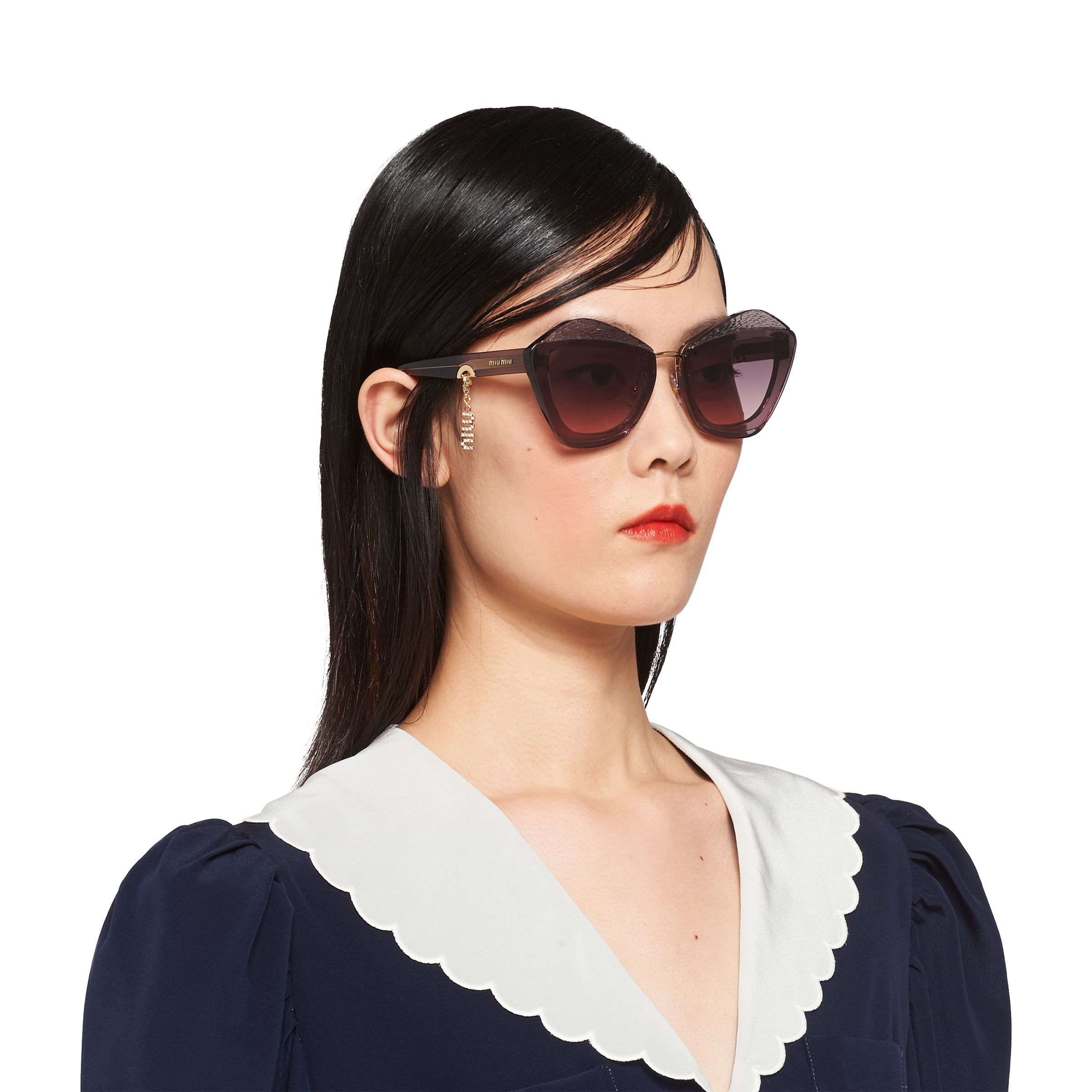 Miu Miu Charms sunglasses Gray to