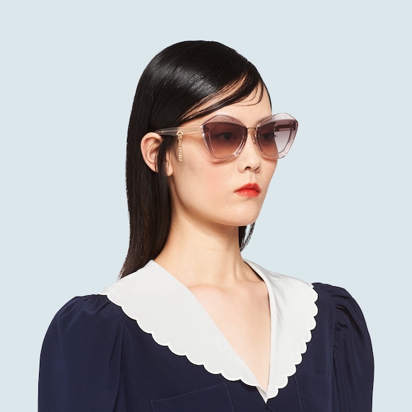 Occhiali Miu Miu Charms Lenti antracite