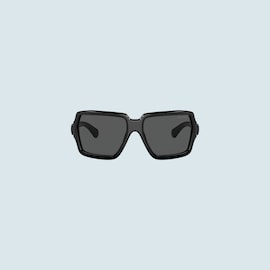 oversized clear glasses