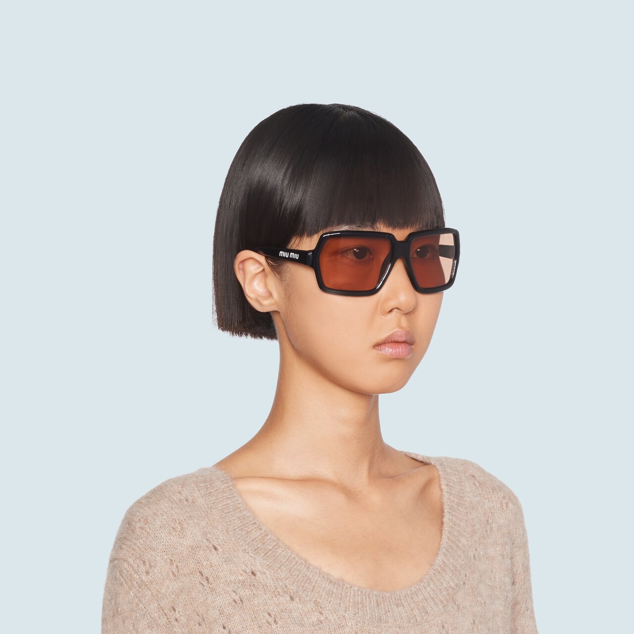 miu miu rectangular sunglasses