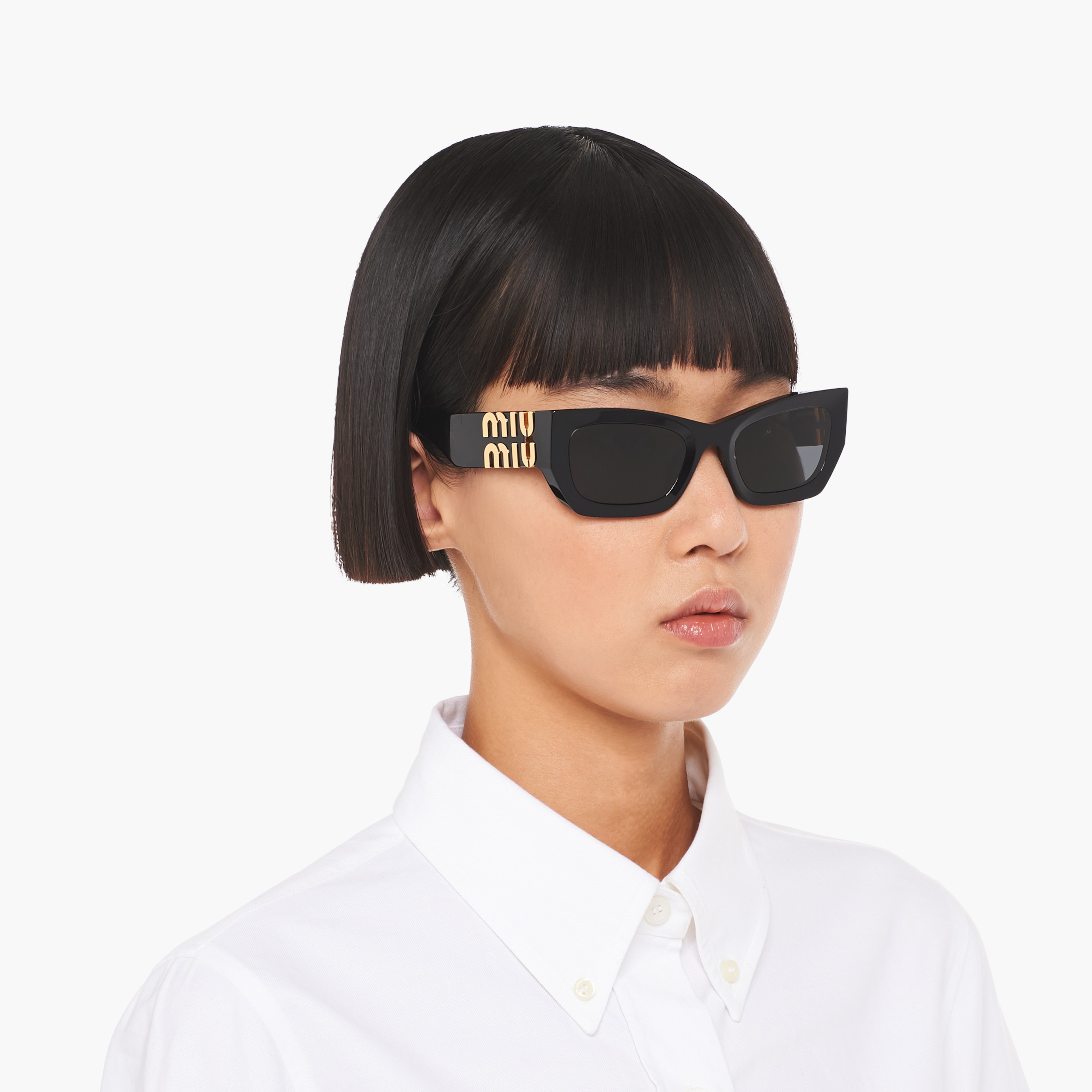 Miu Glimpse sunglasses Slate gray lenses Miu Miu