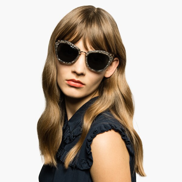 miu miu noir eyewear