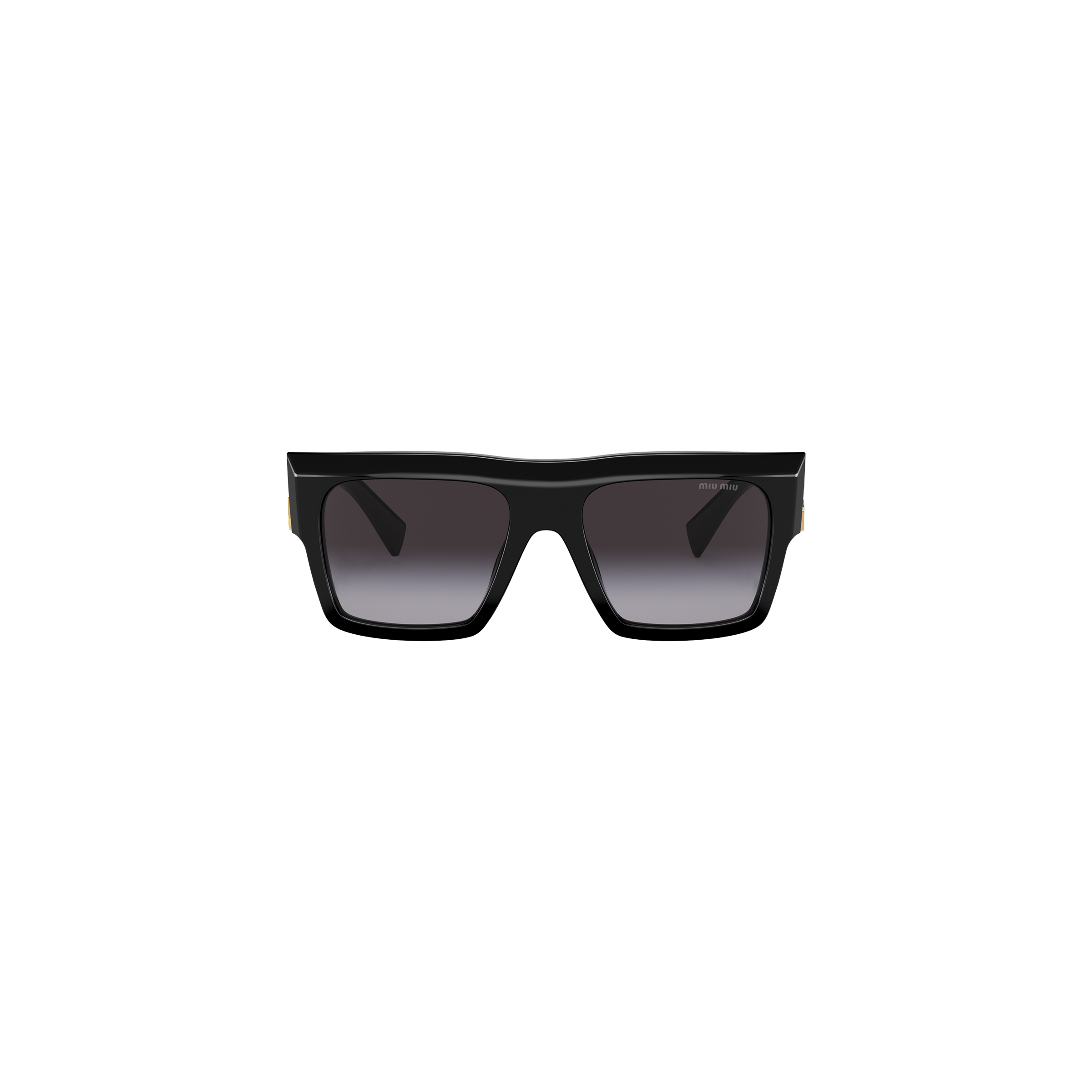 Miu Miu Eyewear Collection Sunglasses In Gradient Smoky Gray Lenses