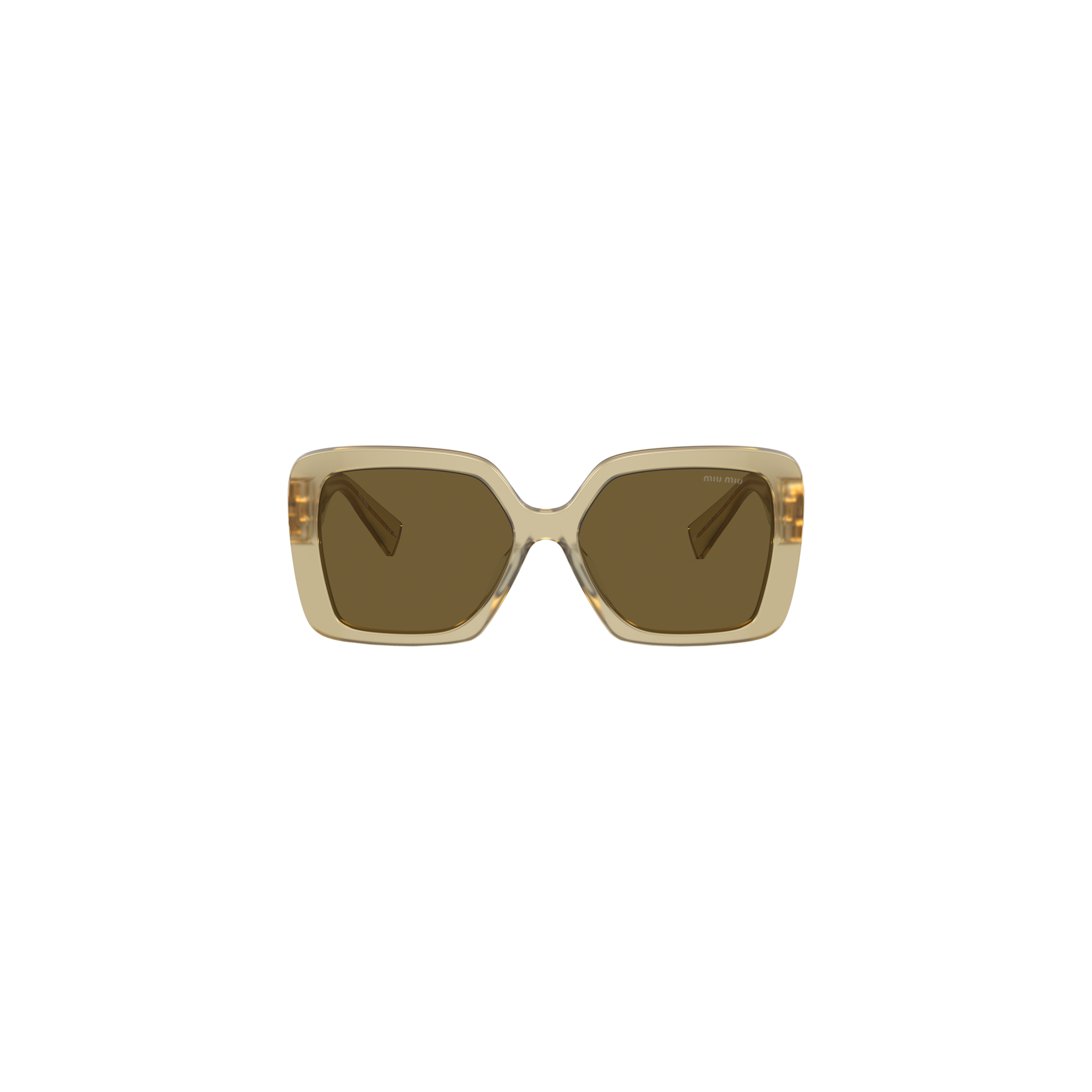 Miu Miu Glimpse Sunglasses In Loden Lenses