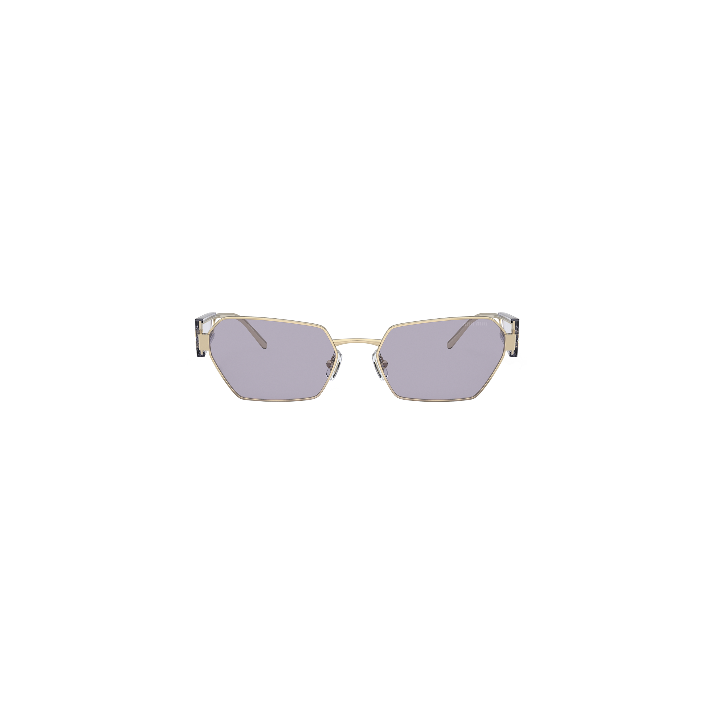 Lilac Lenses Miu Miu Logo sunglasses | MIU MIU