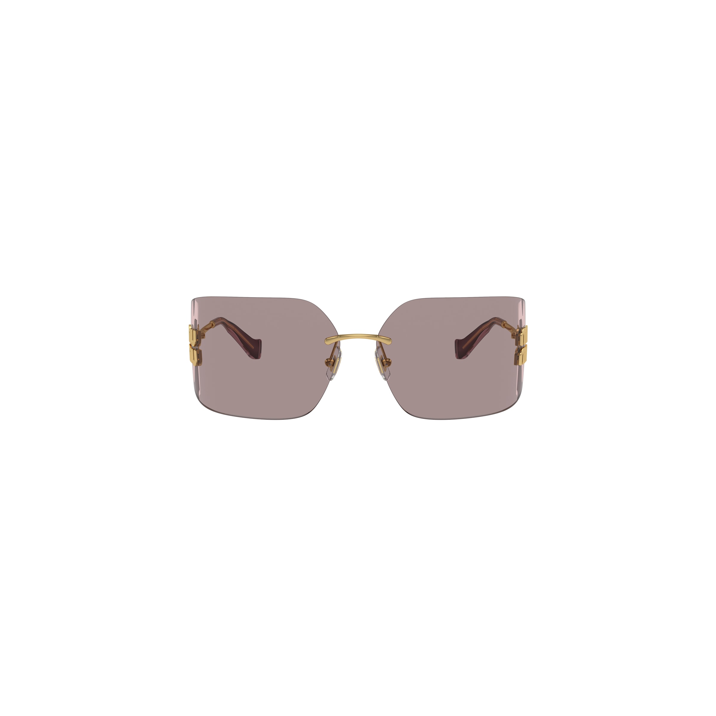 Miu Miu Aube Sunglasses, Woman, Mauve Lenses