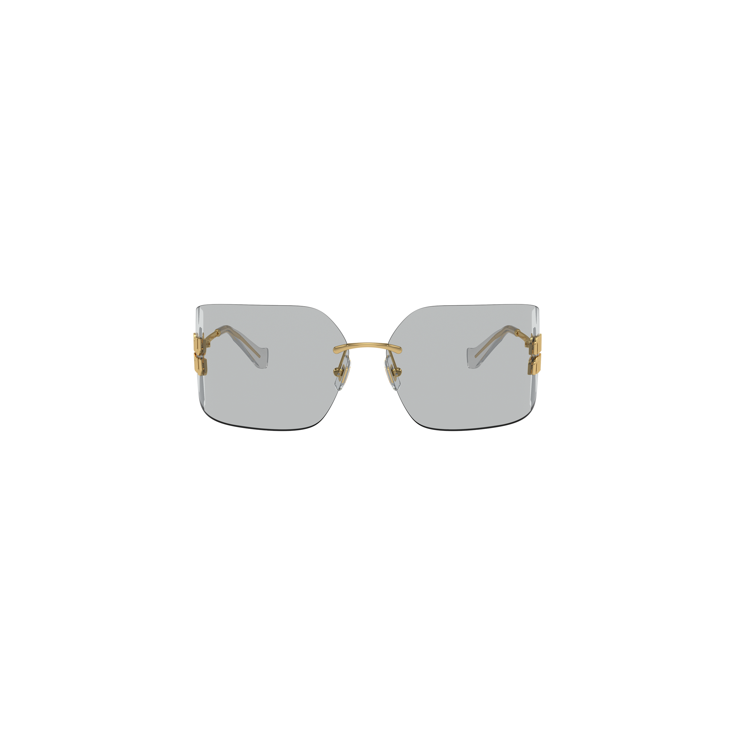 Miu Miu Runway Sunglasses In Light Gray Lenses