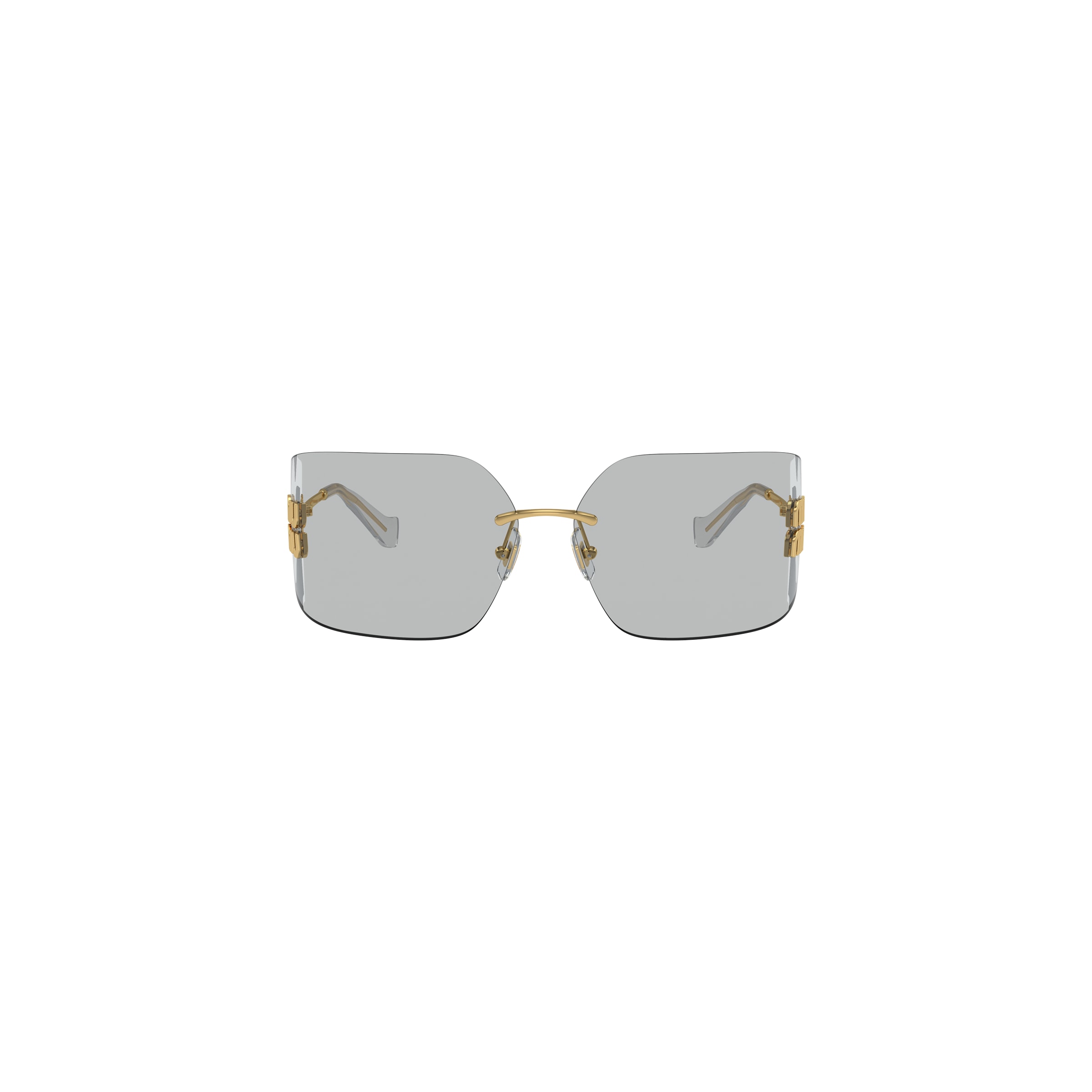 Miu Miu Aube Sunglasses, Woman, Light Gray Lenses