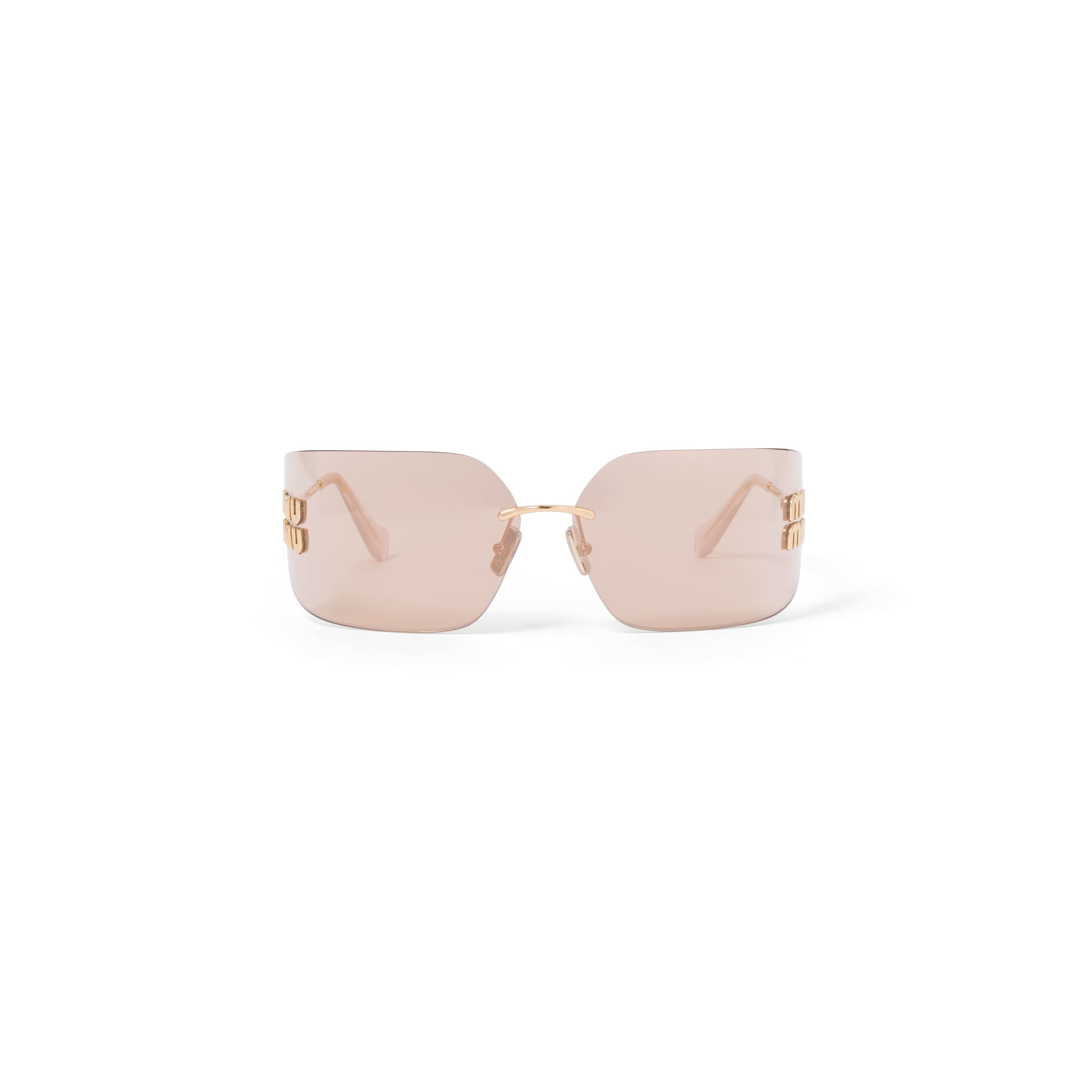 Aube Sunglasses, Woman, Rose Gold Lenses