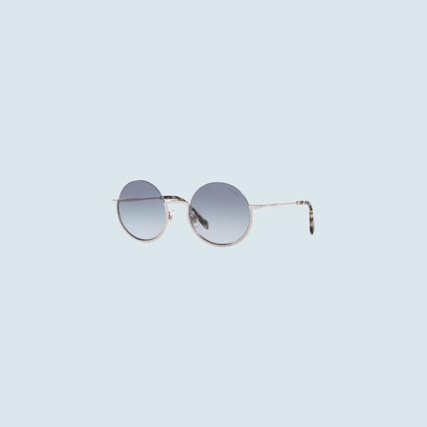 miu miu round sunglasses