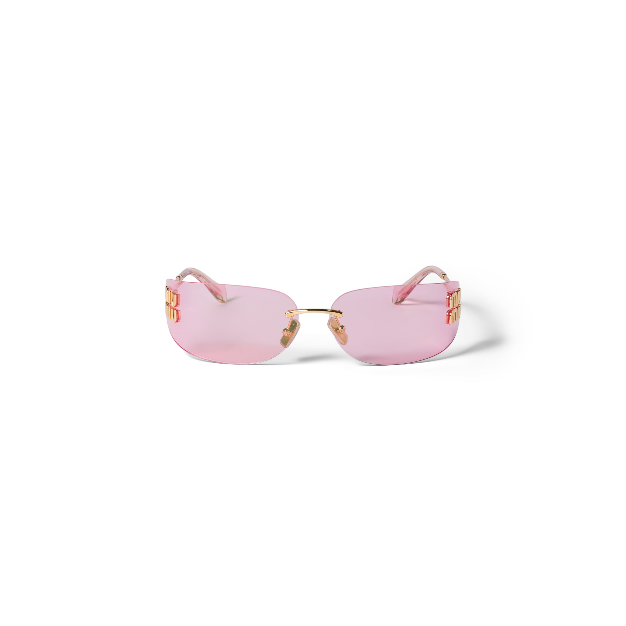 Miu Miu Aube Sunglasses, Woman, Pink Lenses