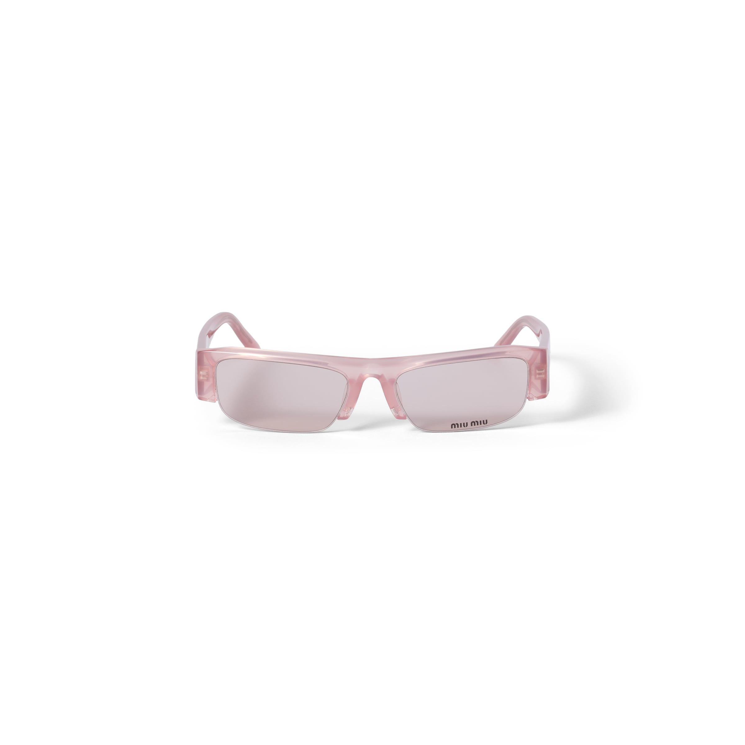 Miu Miu Vedette Sunglasses, Woman, Light Pink Lenses
