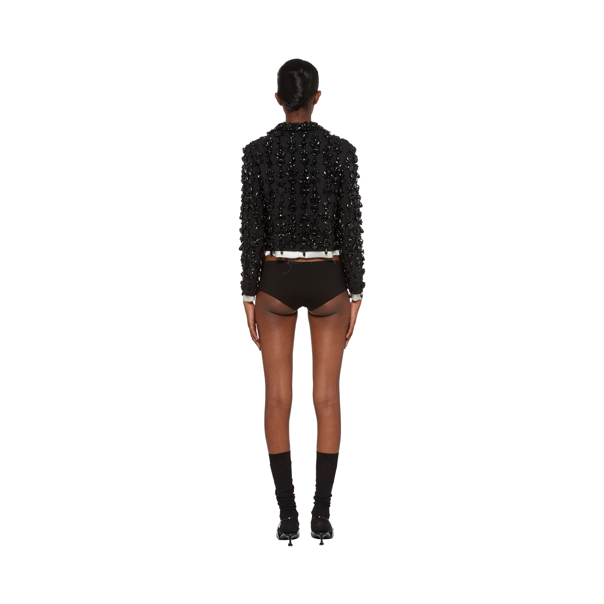 ブラック ジャージー パンティ | Miu Miu