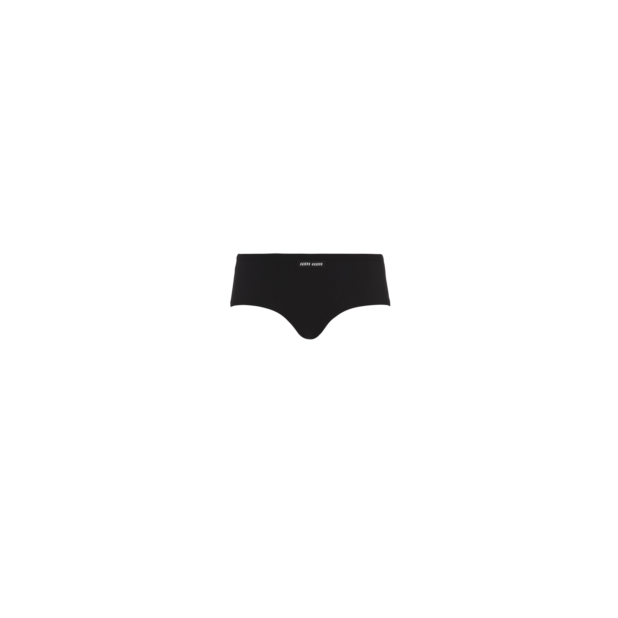 Jersey panty with logo