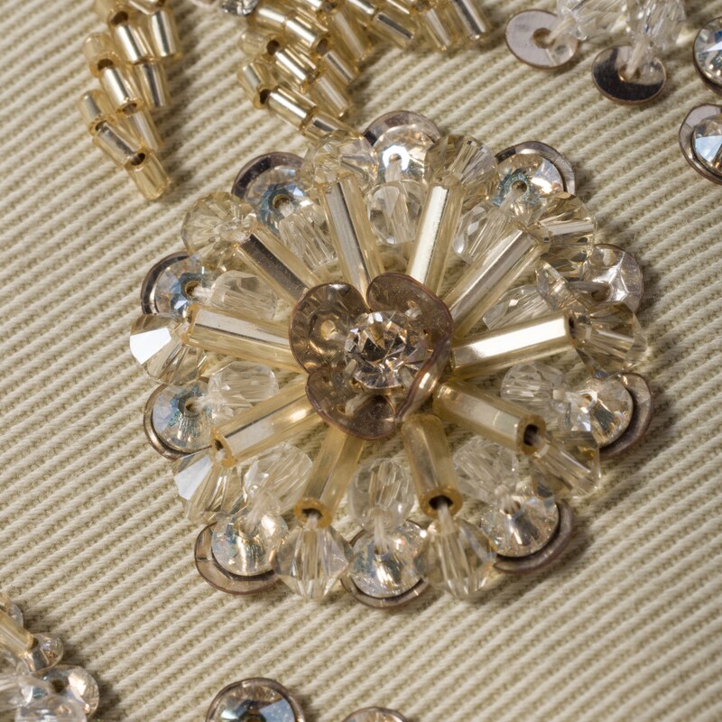 IVY embroidered gabardine bag