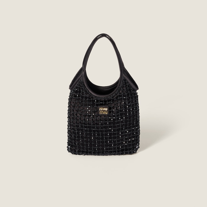 バッグ miumiu archive leather handbag black Category - Brazil | Miu Miu - Brazil