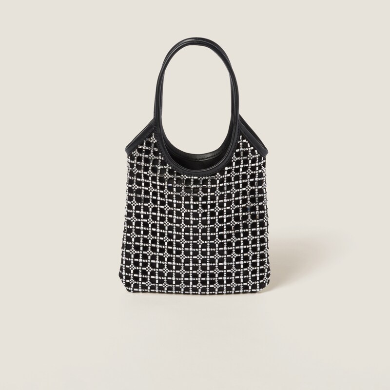 人造仿水晶缎面手袋