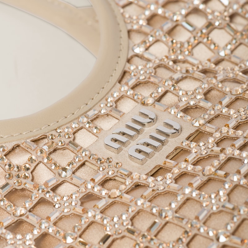 人造仿水晶缎面手袋