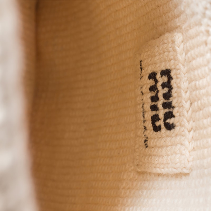 Ivy embroidered cotton handbag