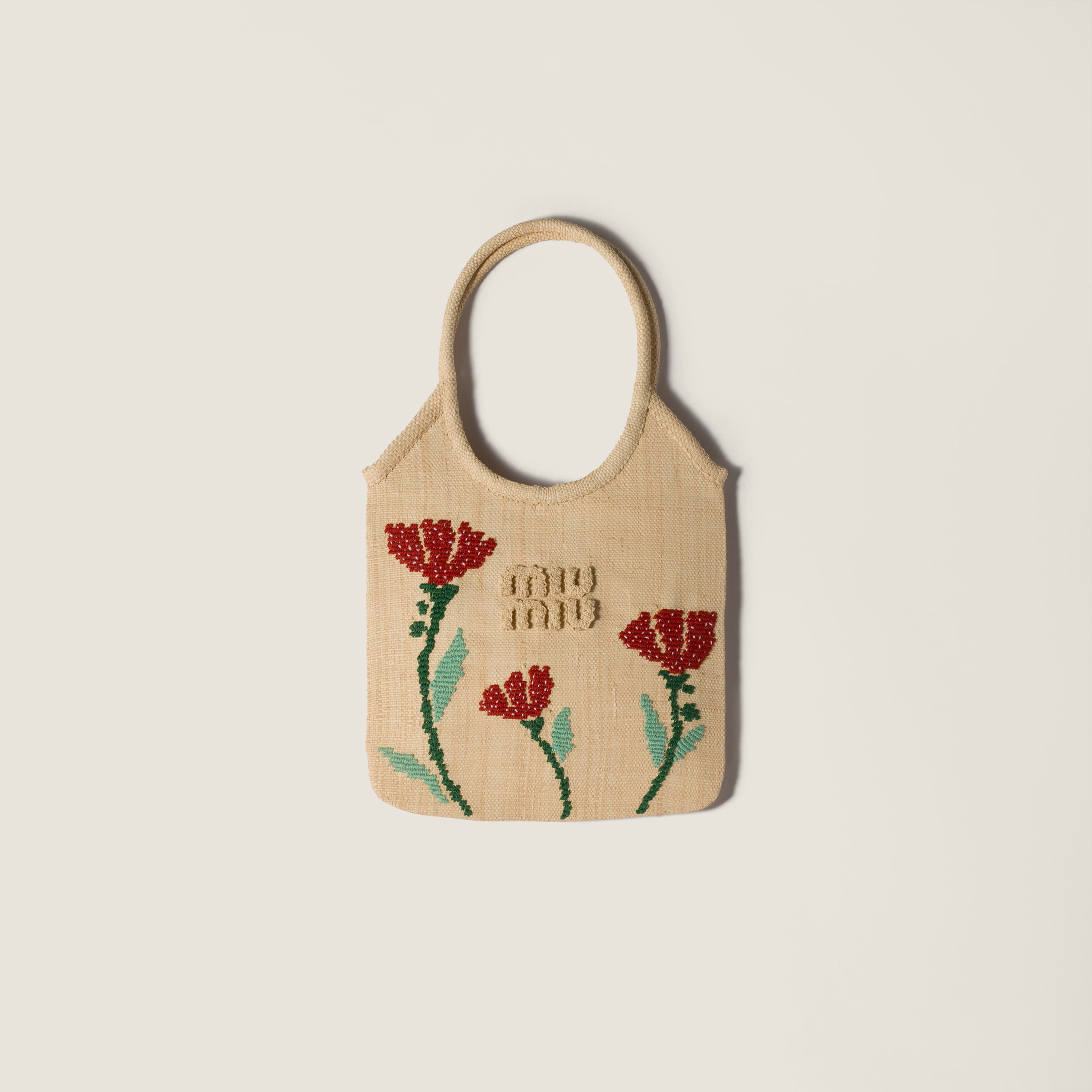 Ivy raffia handbag from Miu Miu - $1,950