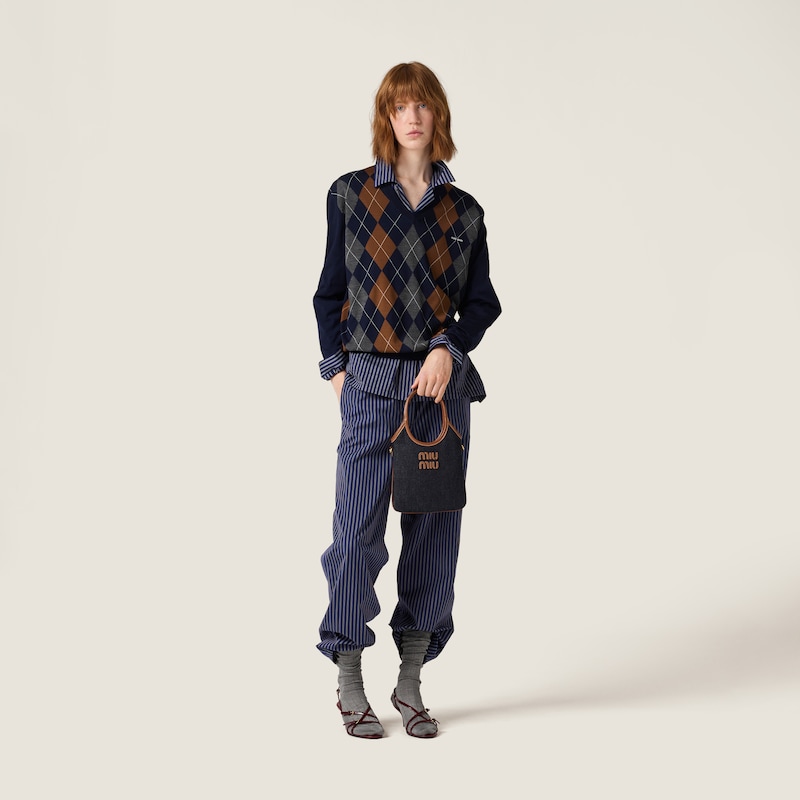 アイビー デニム ハンドバッグ