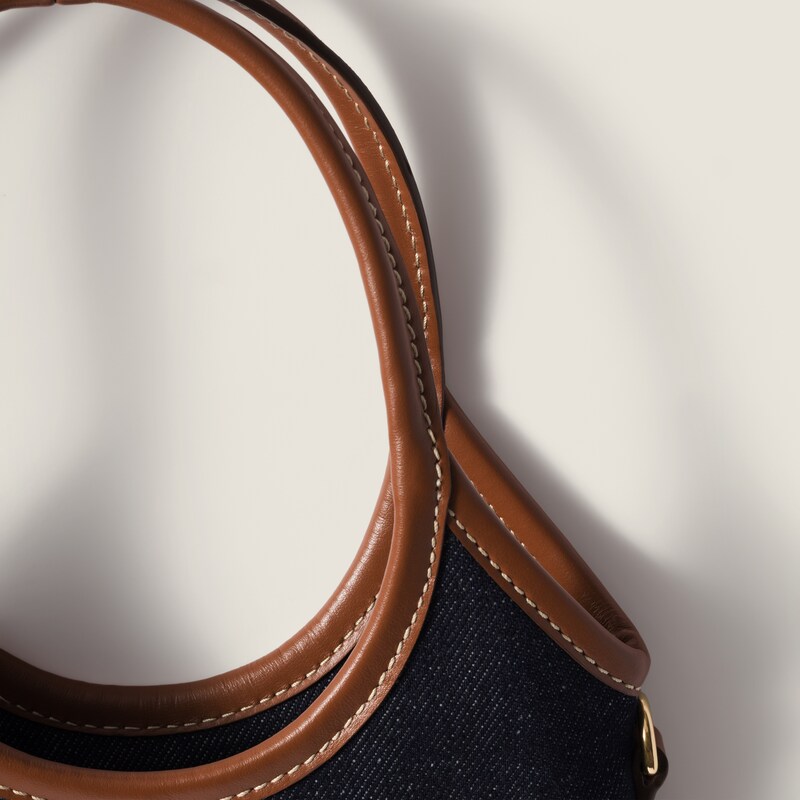 アイビー デニム ハンドバッグ