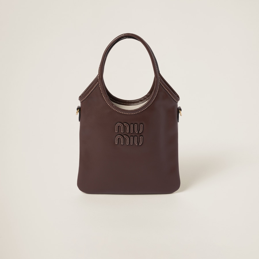 Miu miu leather shoulder bag hotsell