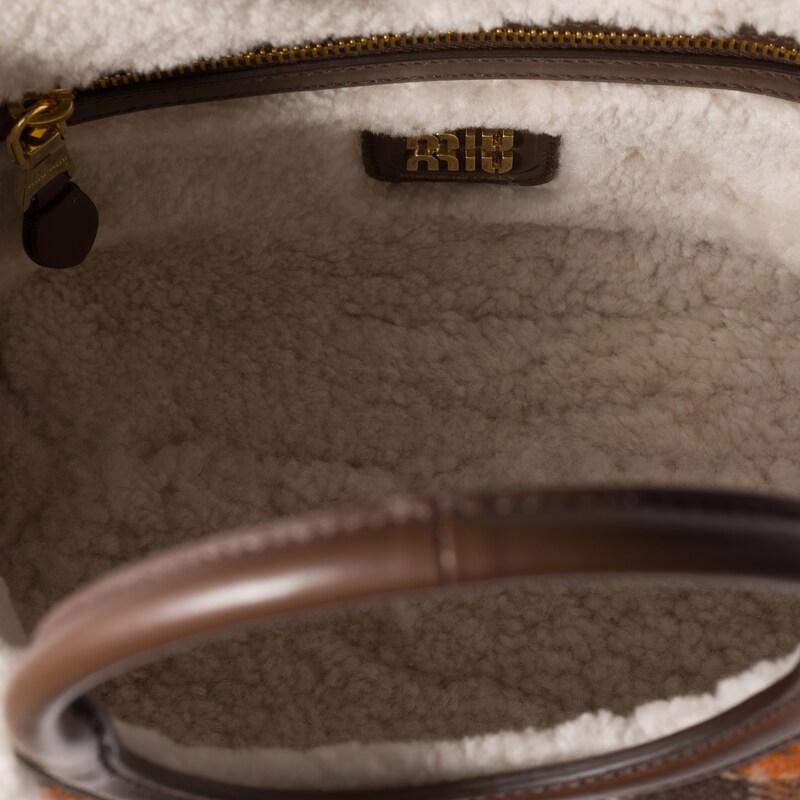 Ivy格纹和羊羔毛包袋