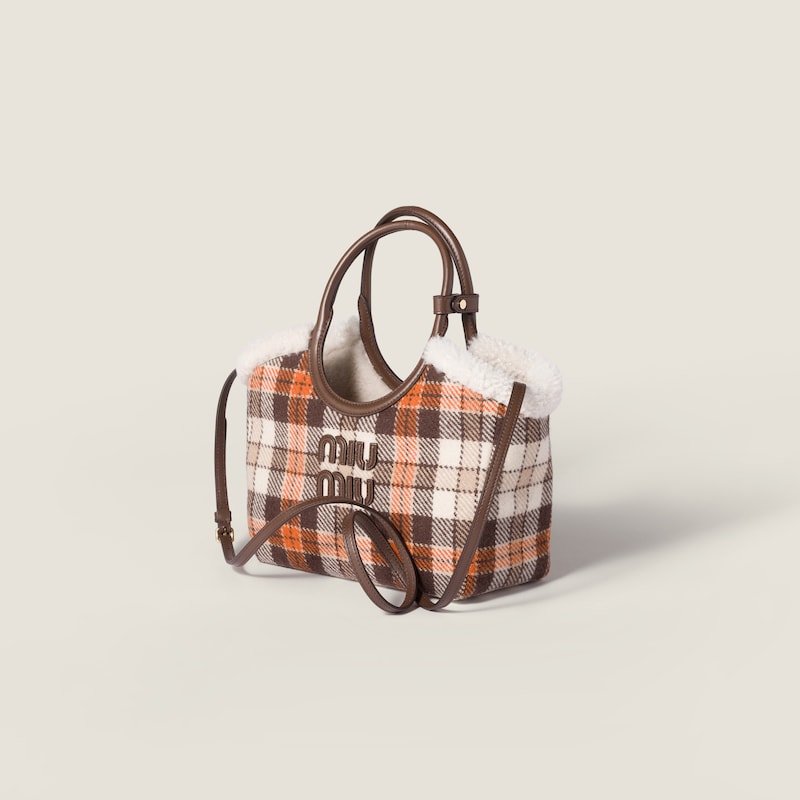 Ivy格纹和羊羔毛包袋