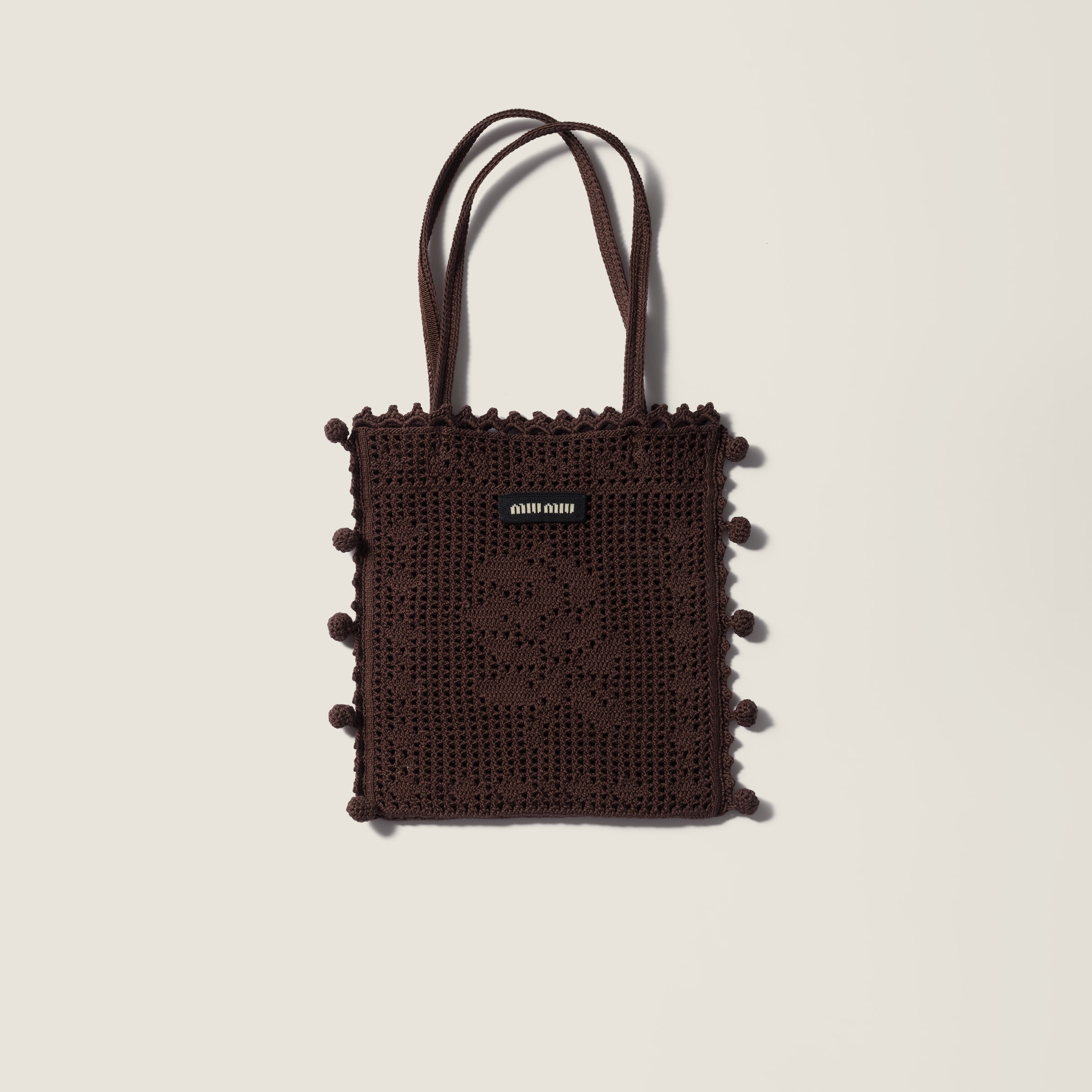 ブラック アバンチュール ナッパレザー トップハンドルバッグ | Miu