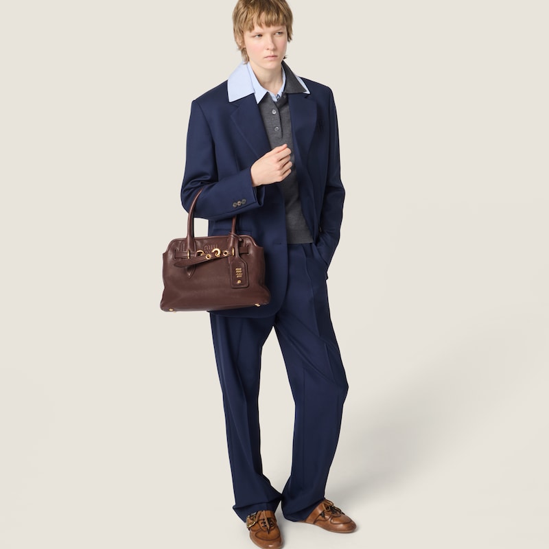 아방뛰르 나파 가죽 백