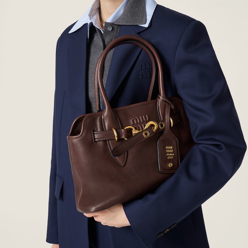 아방뛰르 나파 가죽 백