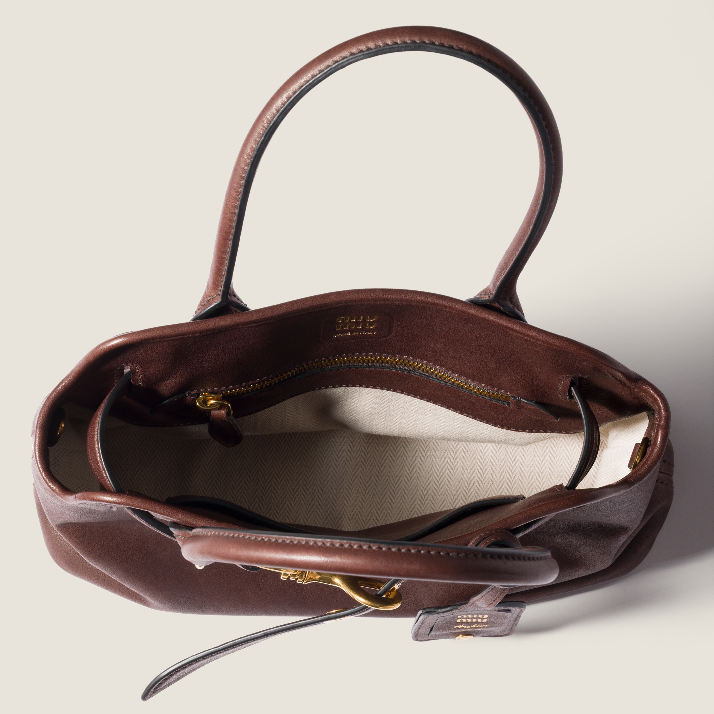 Briarwood Aventure Nappa Leather Bag | Miu Miu - United States