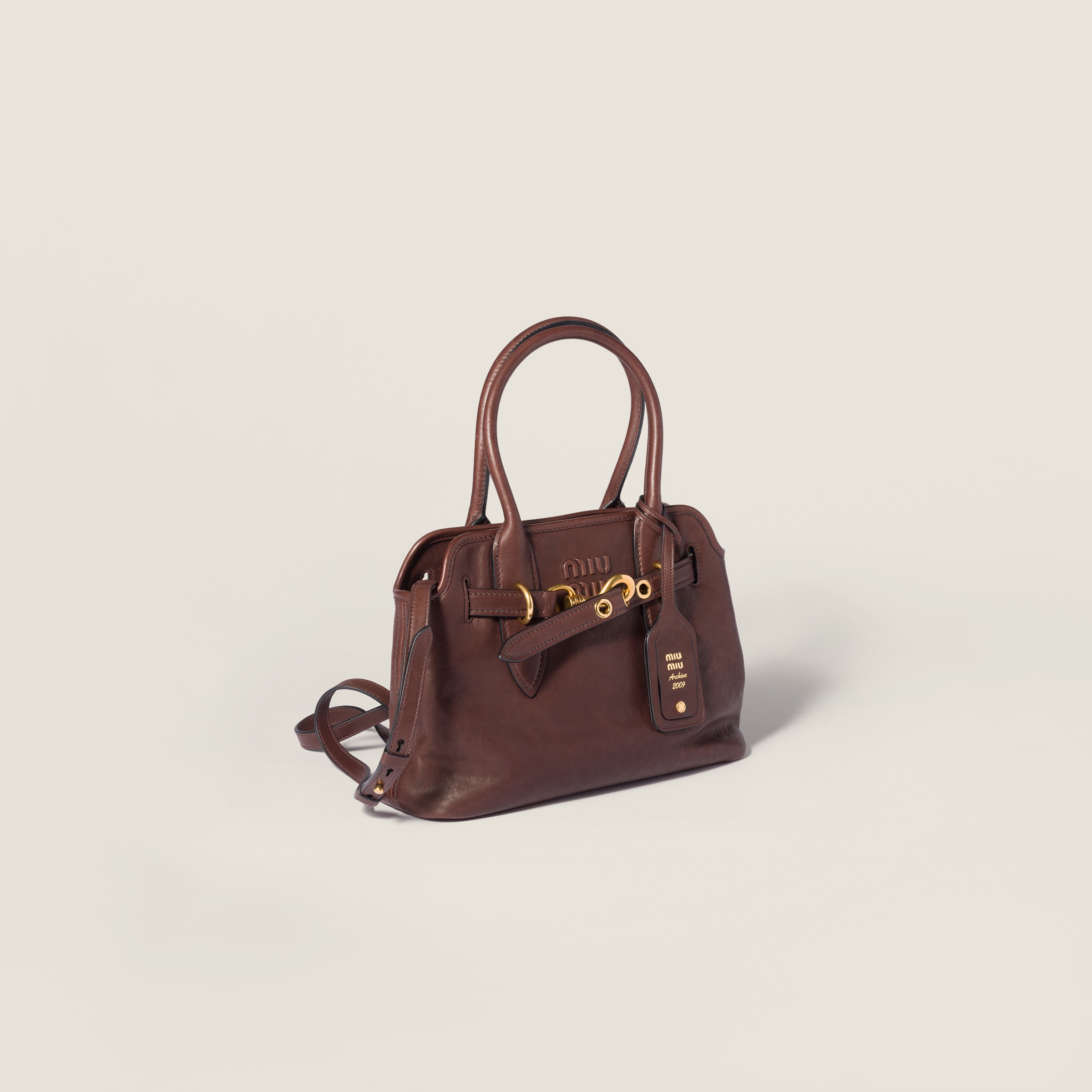 Briarwood Aventure Nappa Leather Bag | Miu Miu - United States