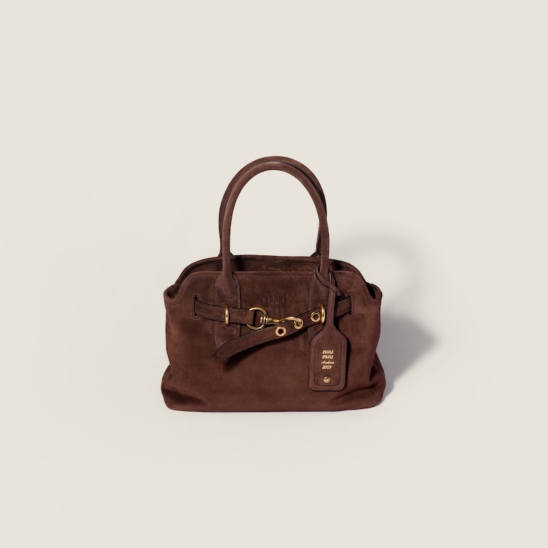 Aventure suede handbag