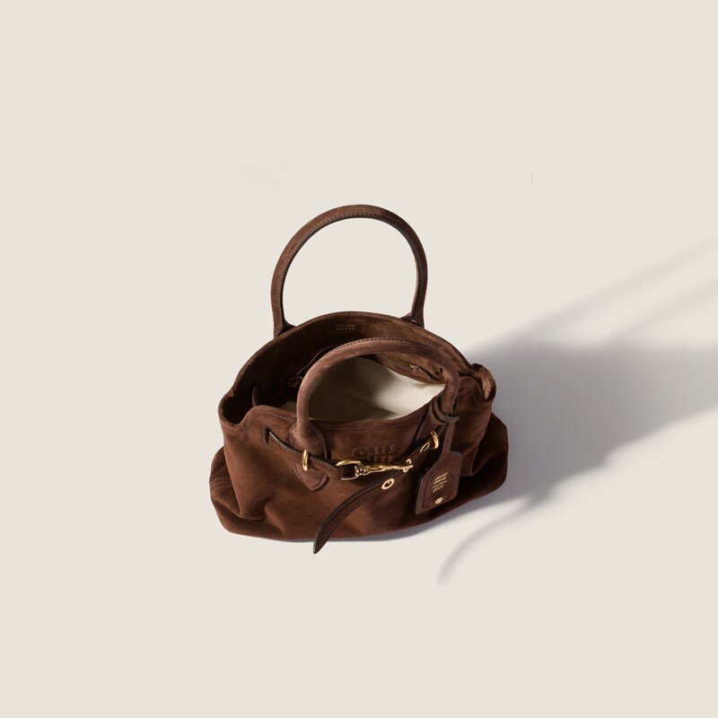 Aventure suede handbag