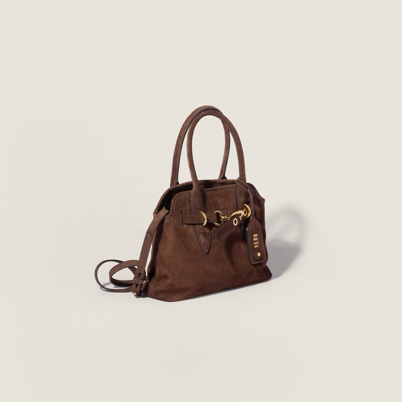 Aventure suede handbag