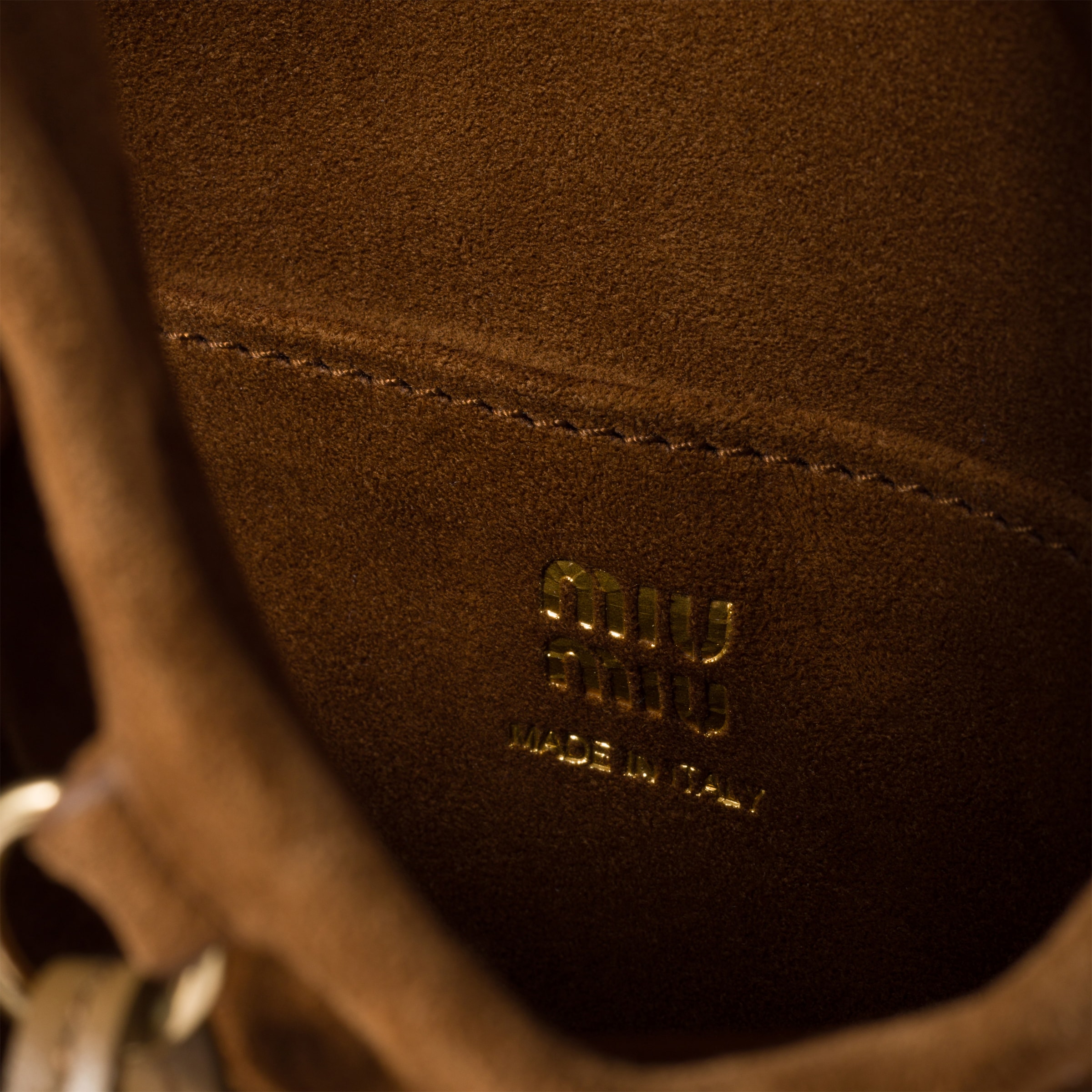 Oak Suede Bag With Trick | Miu Miu