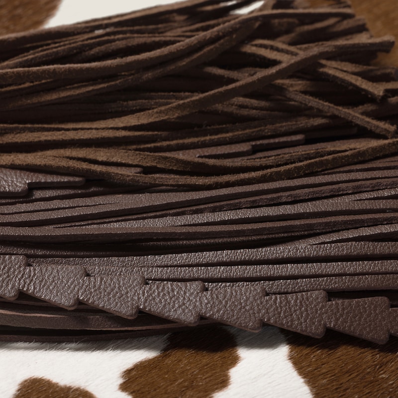 Printed leather handbag