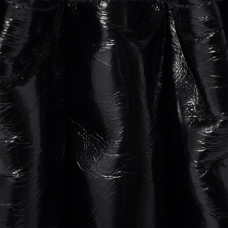 Solitaire shiny leather bag