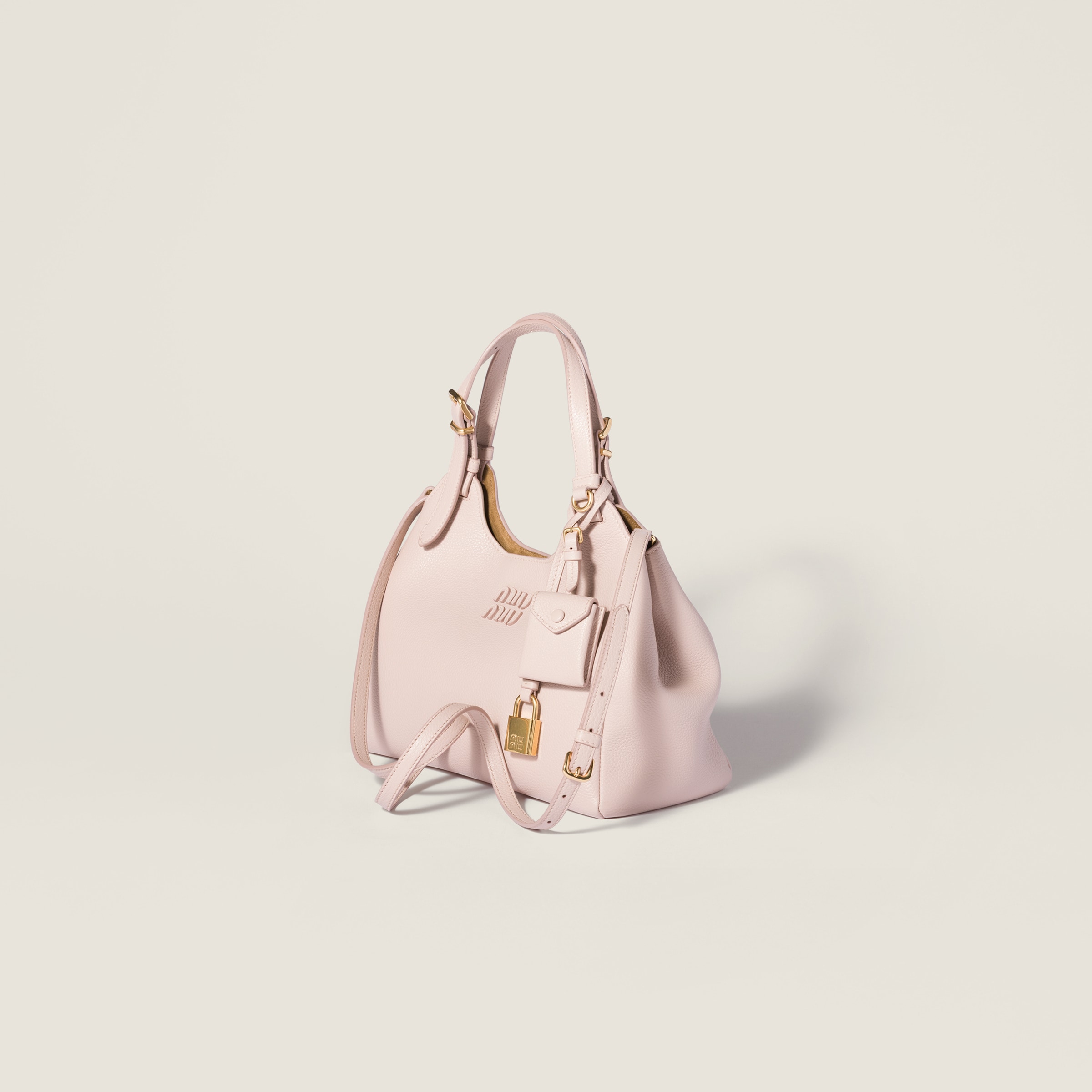 miumiu レザー バレリーナ 37.5 Water lily