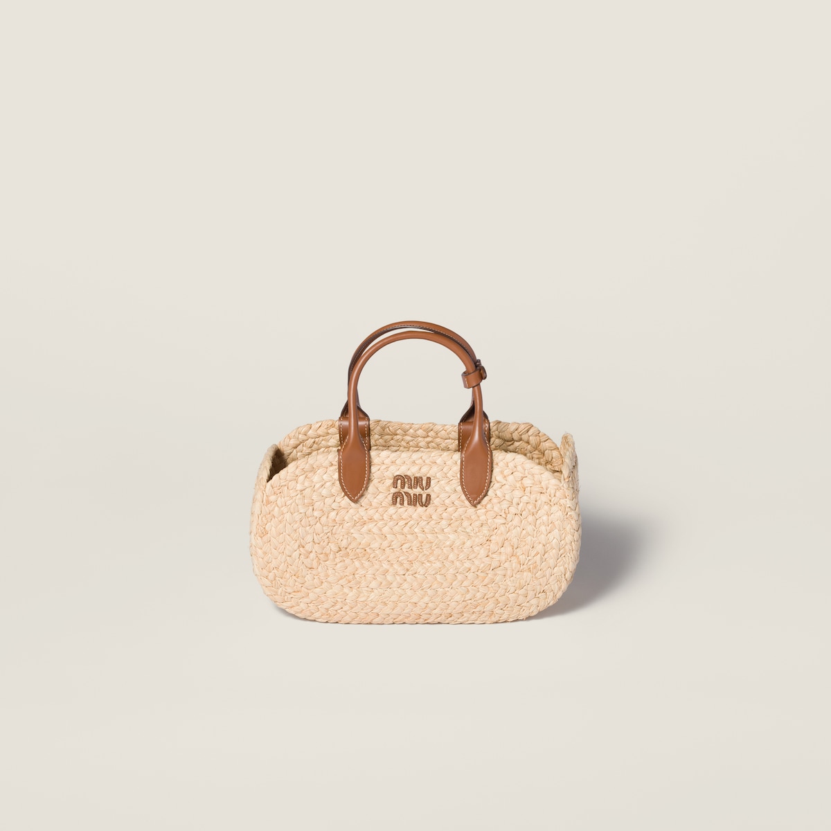 Raffia handbag