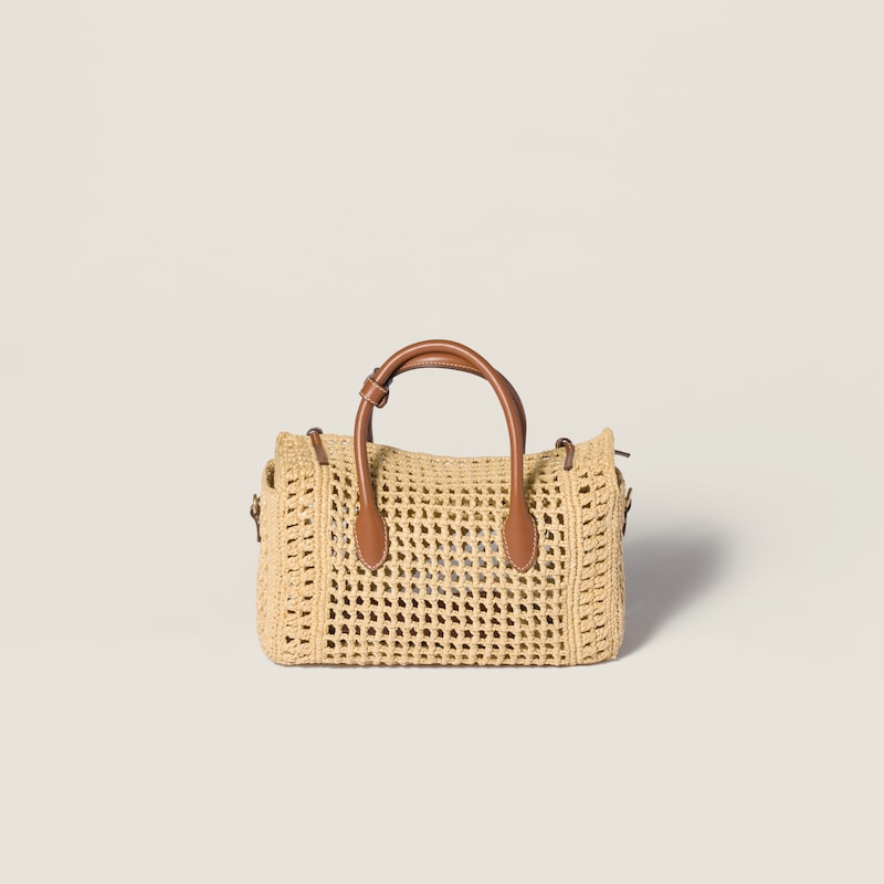 Raffia handbag