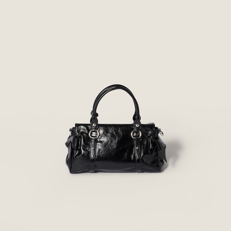 샤이니 가죽 핸드백