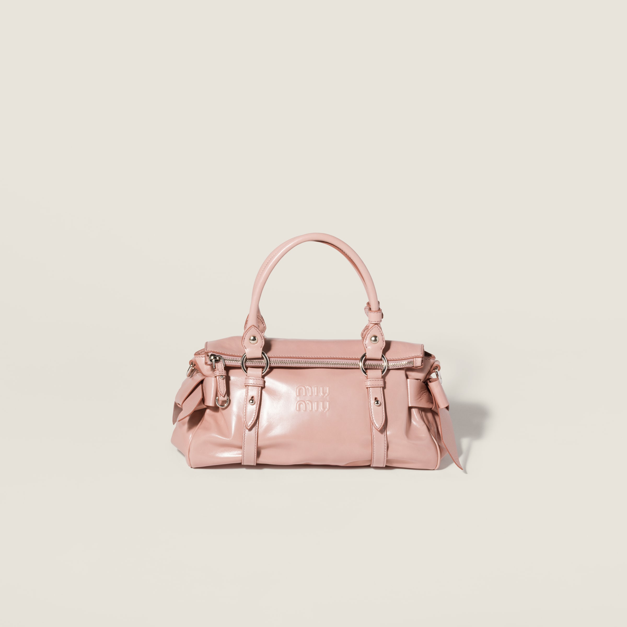 Miu Miu Shiny leather handbag